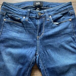 Paige straight leg denim